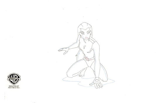 Justice League Unlimited Original Production Drawing: Aquagirl