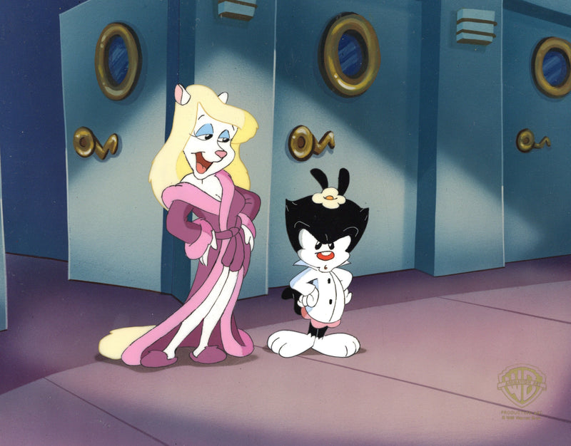 Animaniacs Original Production Cel: Minerva and Dot