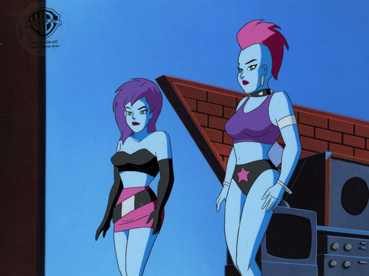 Superman the Animated Series Original Production Cel: Alien Girls