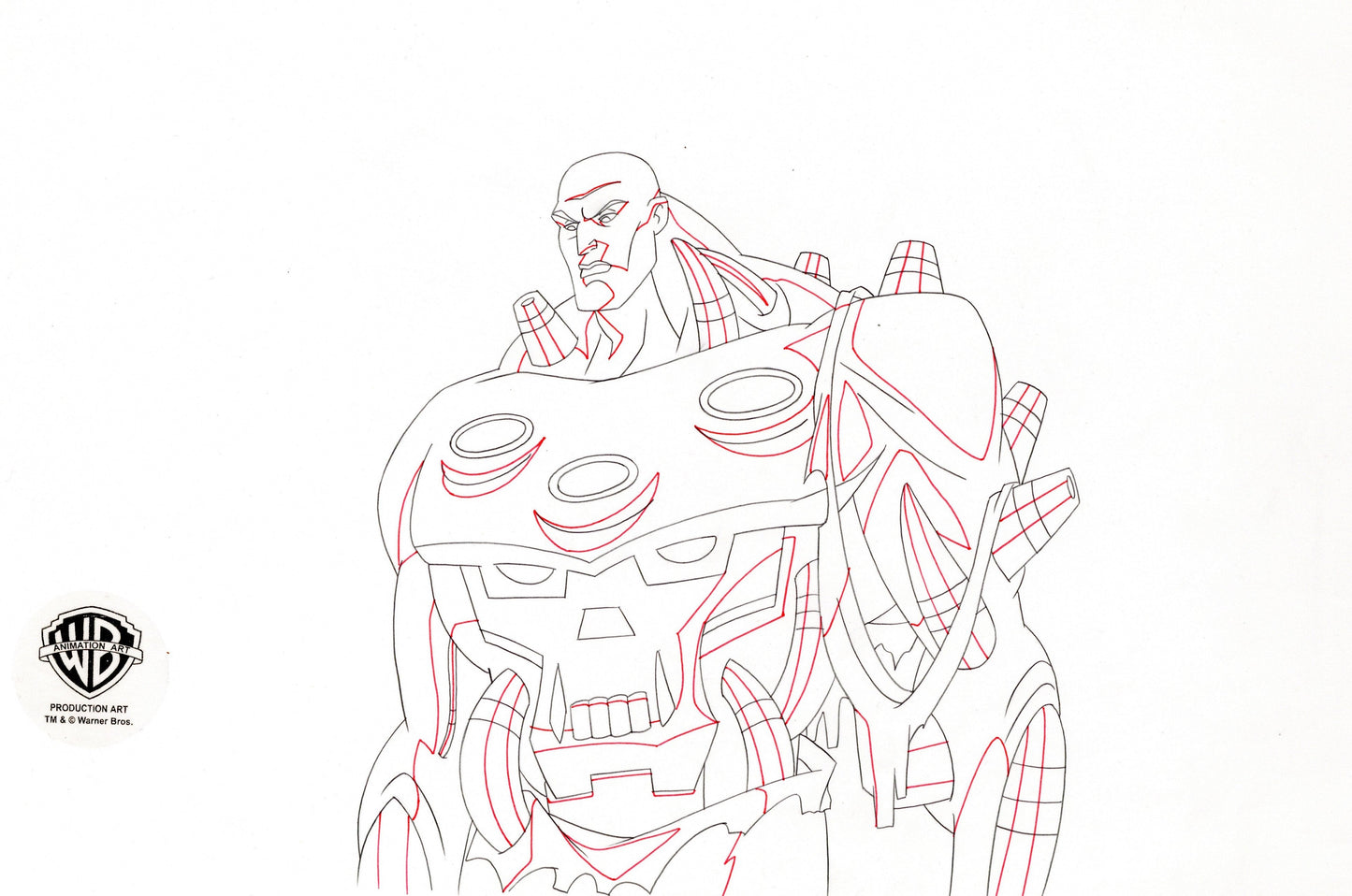 Justice League Original Production Drawing: Lex Luthor