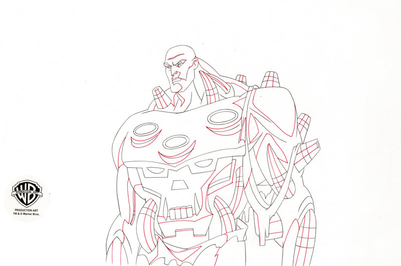 Justice League Original Production Drawing: Lex Luthor