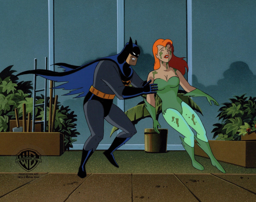 Batman The Animated Series Original Production Cel: Batman and Poison ...