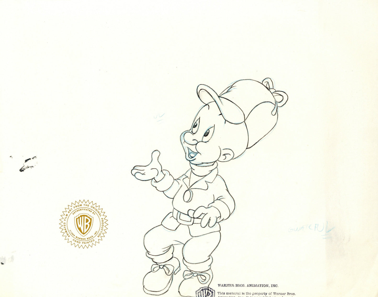 Looney Tunes Original Production Drawing: Elmer Fudd