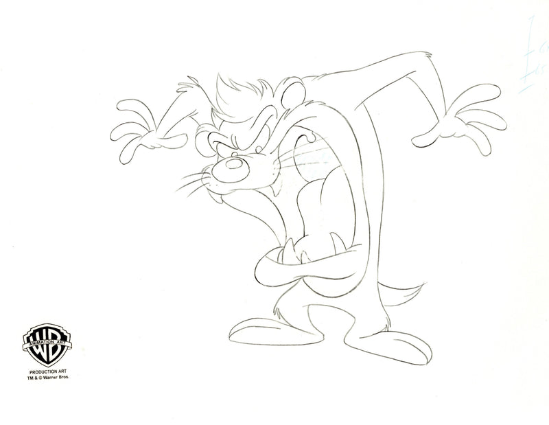 Looney Tunes Original Production Drawing: Tasmanian Devil