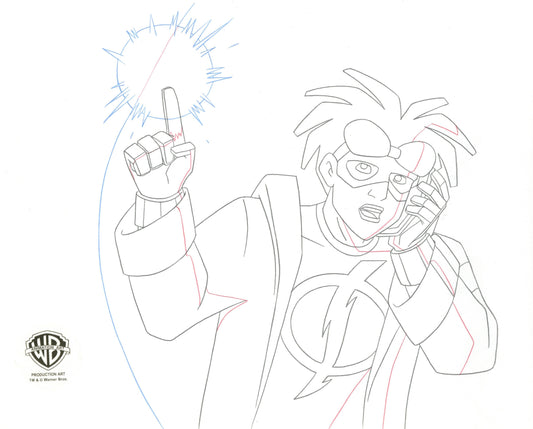 Static Shock Original Production Drawing: Static Shock