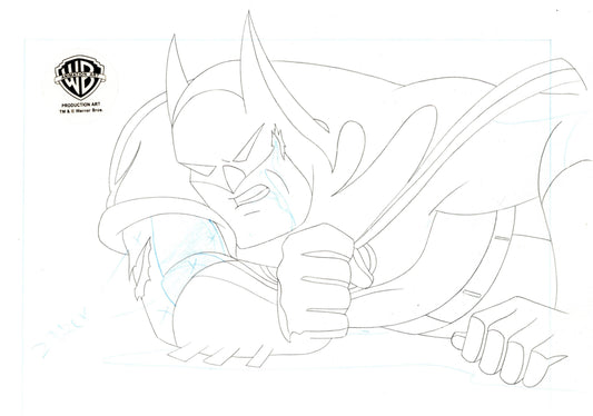 Batman Mask of the Phantasm Original Production Drawing: Batman