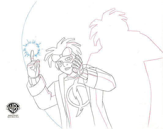 Static Shock Original Production Drawing: Static Shock