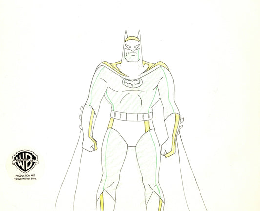 Batman The Animated Series Original Production Drawing: Batman