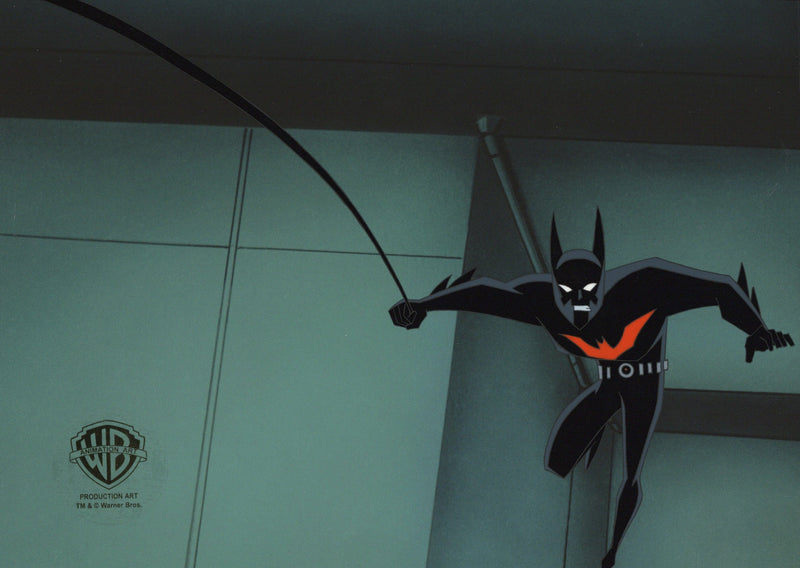 Batman Beyond Original Production Cel with Matching Drawing: Batman