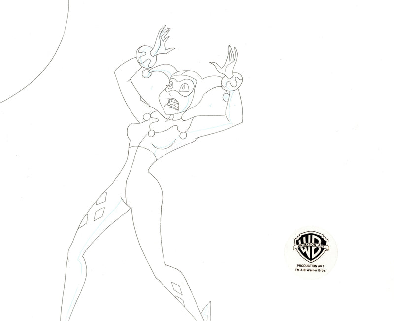 The New Batman Adventures Original Production Drawing: Harley Quinn