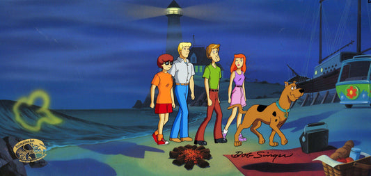 Scooby Doo Original Production Pan Cel With Matching Drawing Original Production Cel with Matching Drawing Hanna Barbera Studio Art Original Production Cel Basic Framing 